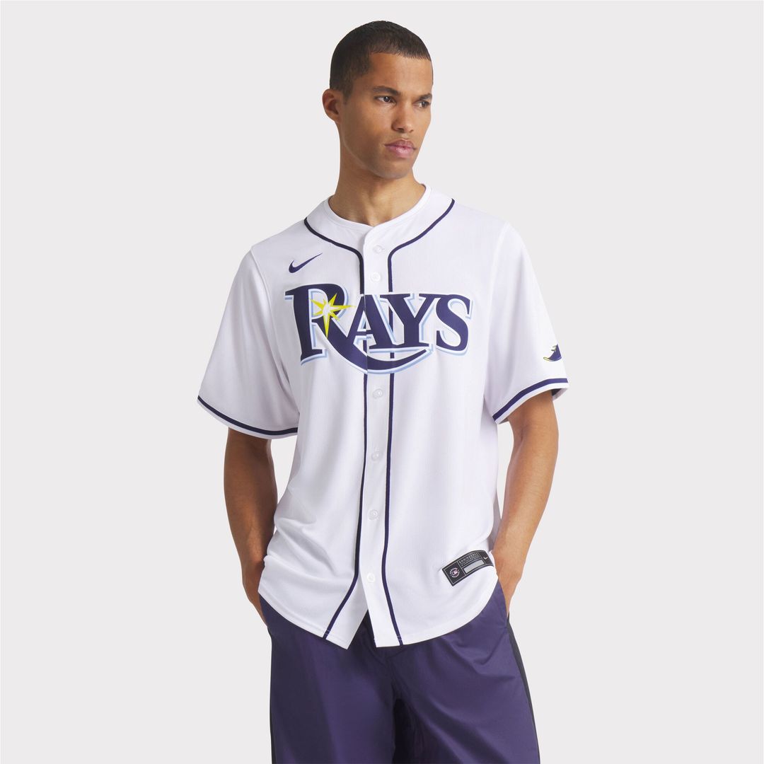 Tampa Bay Rays Nike Home Limited Jersey - White Official MLB Team Apparel Baseball Fan Gear