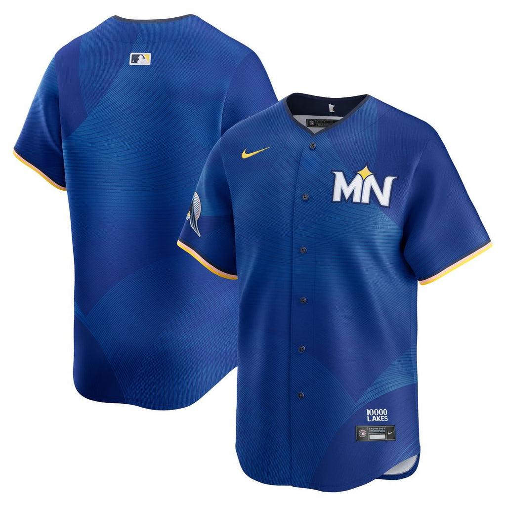 Minnesota Twins Nike 2024 City Connect Limited Jersey - Royal Official MLB Team Apparel Baseball Fan Gear
