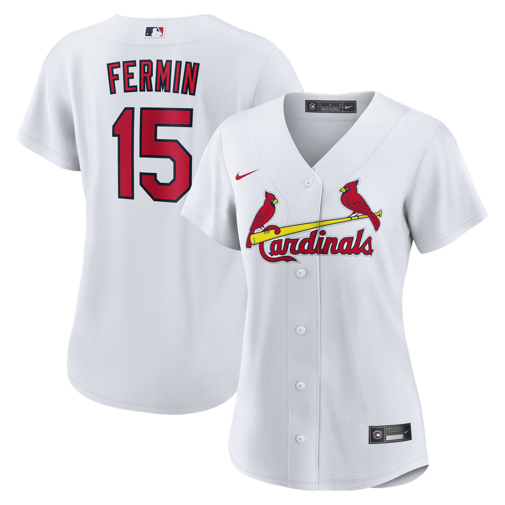 José Fermín St. Louis Cardinals Nike Women's Home Replica Jersey - White Official MLB Team Apparel Baseball Fan Gear