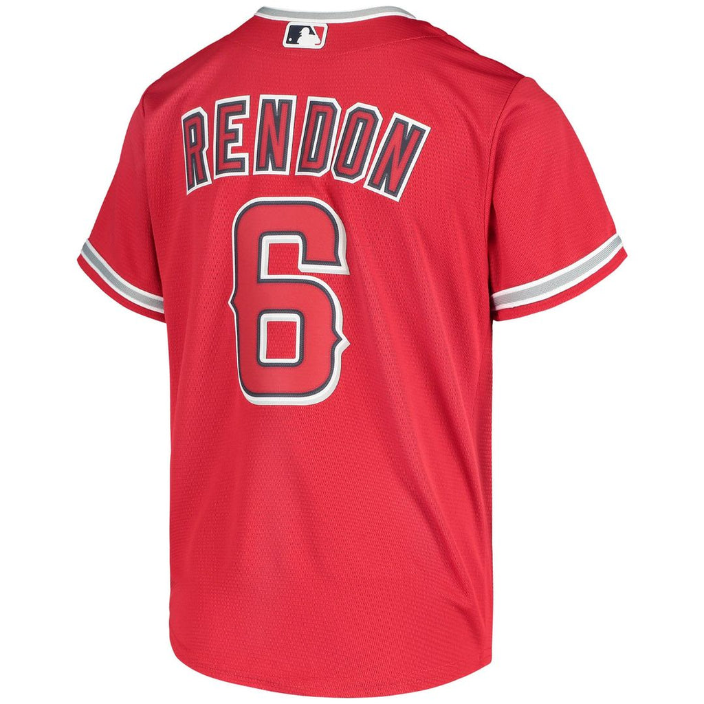 Anthony Rendon Los Angeles Angels Nike Youth Alternate Replica Player Jersey - Red Official MLB Team Apparel Baseball Fan Gear