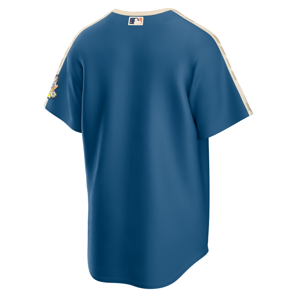 Milwaukee Brewers Nike 2026 City Connect Stadium Jersey - Mineral Blue Official MLB Team Apparel Baseball Fan Gear