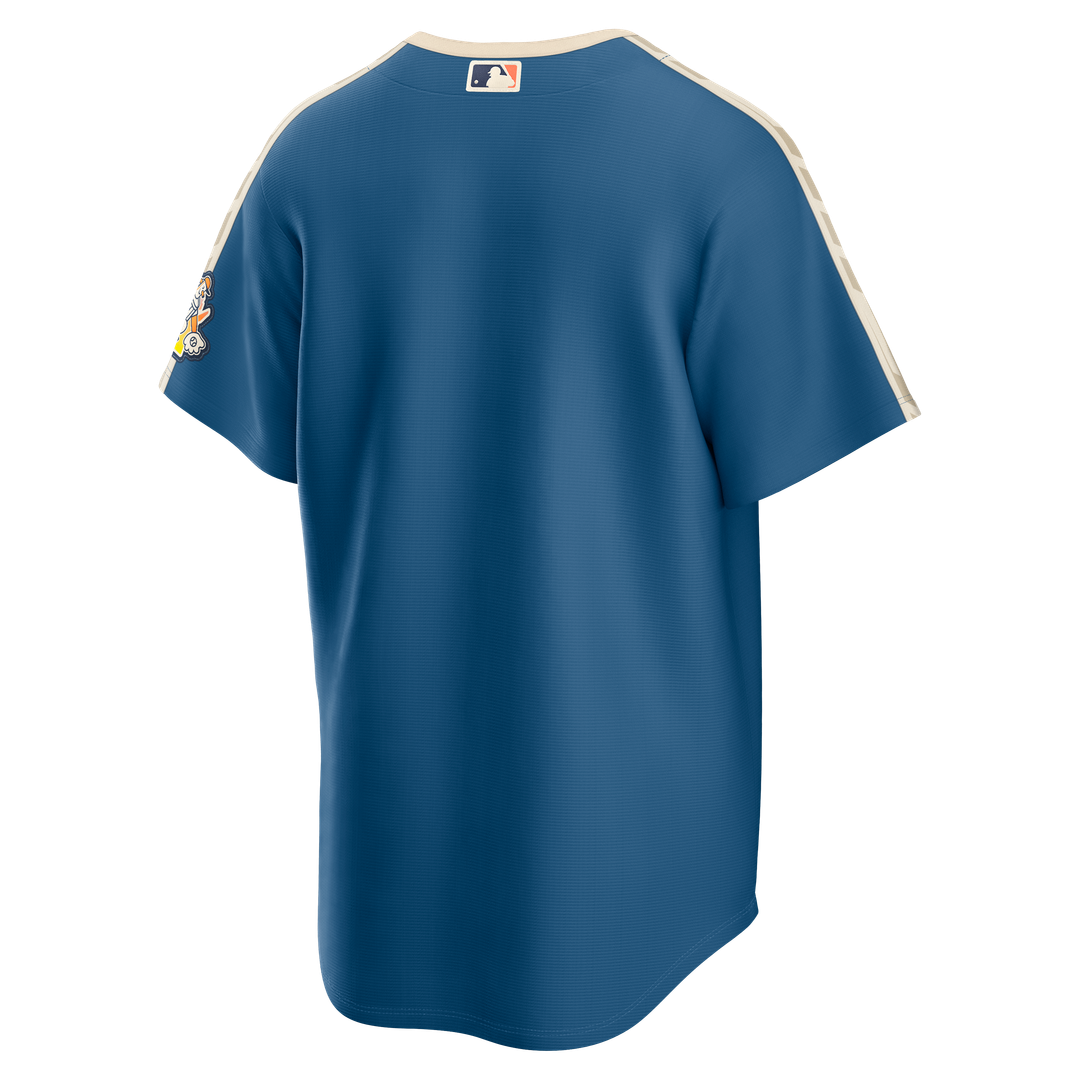 Milwaukee Brewers Nike 2026 City Connect Stadium Jersey - Mineral Blue Official MLB Team Apparel Baseball Fan Gear