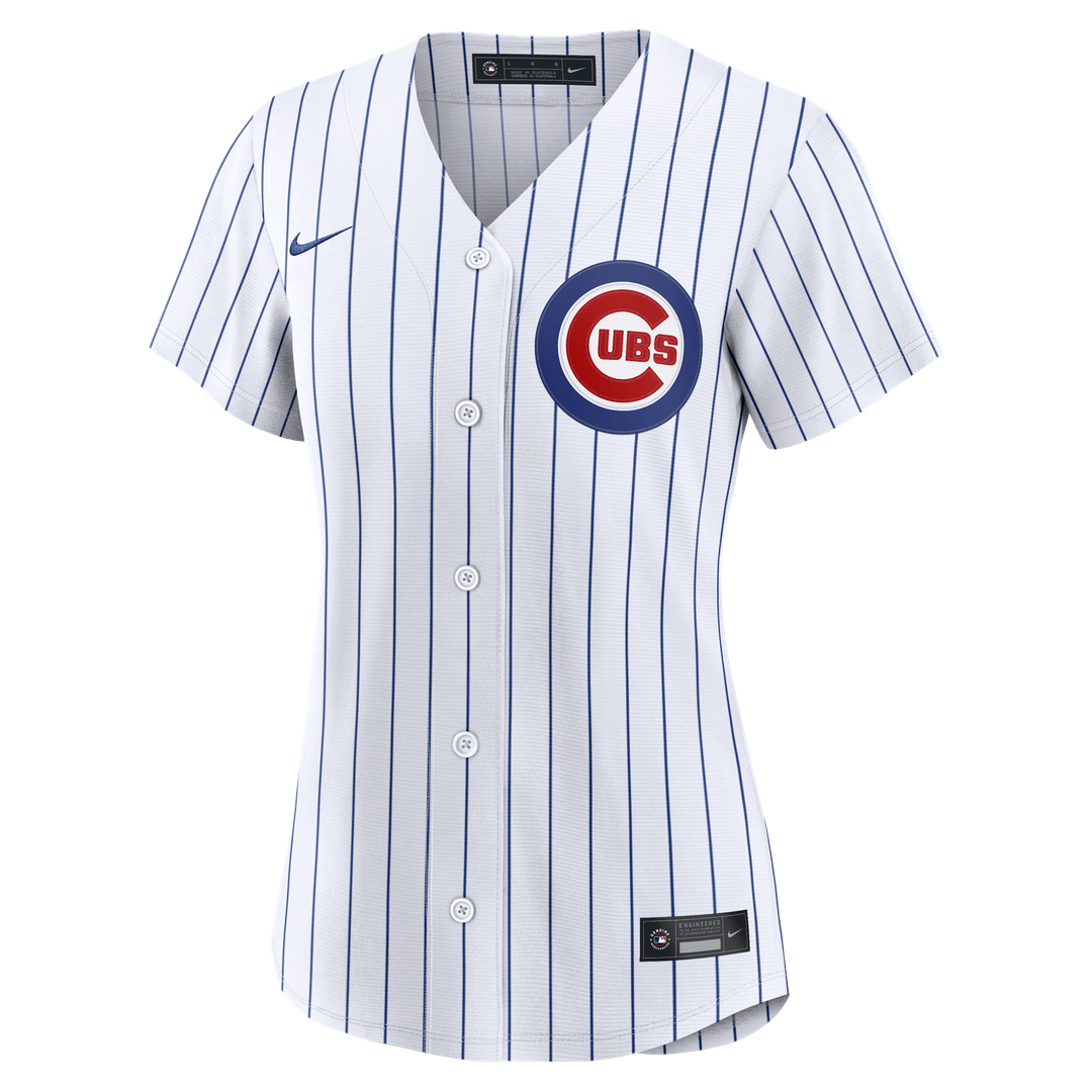 Chicago Cubs Nike Women's Home Replica Jersey - White Official MLB Team Apparel Baseball Fan Gear
