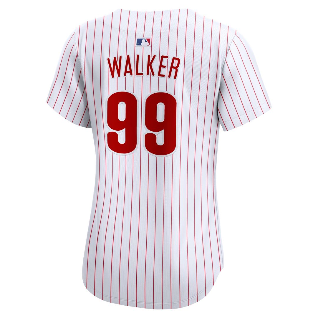 Taijuan Walker Philadelphia Phillies Nike Women's Home Limited Player Jersey - White Official MLB Team Apparel Baseball Fan Gear