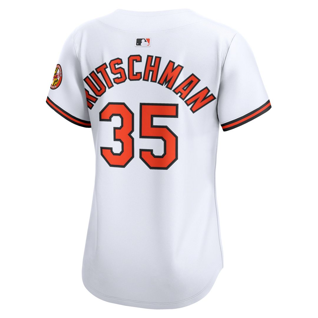 Adley Rutschman Baltimore Orioles Nike Women's Home Limited Player Jersey - White Official MLB Team Apparel Baseball Fan Gear