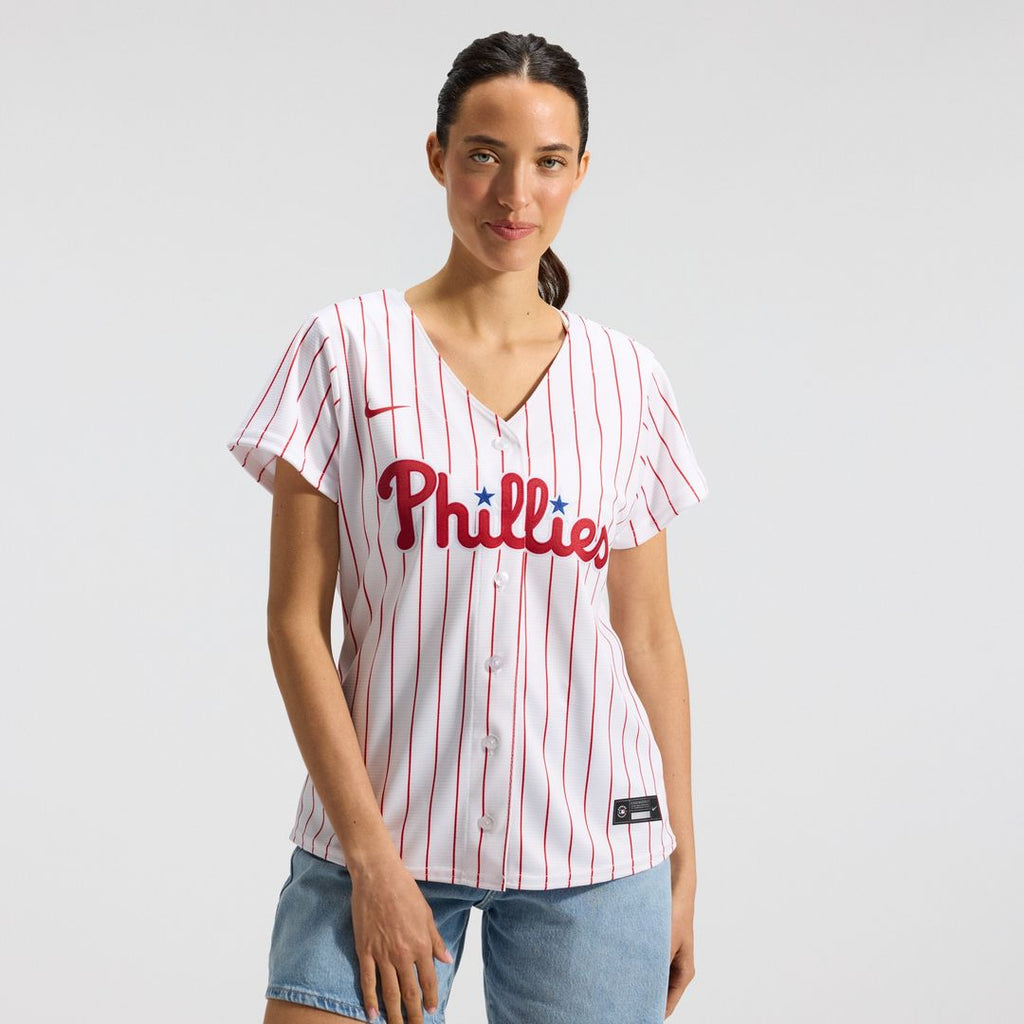 Philadelphia Phillies Nike Women's Home Replica Team Jersey - White Official MLB Team Apparel Baseball Fan Gear
