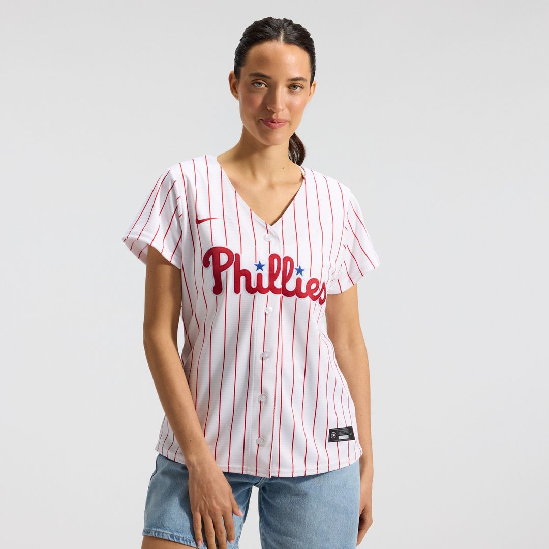 Philadelphia Phillies Nike Women's Home Replica Team Jersey - White Official MLB Team Apparel Baseball Fan Gear