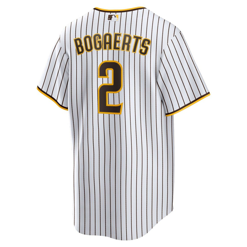 Xander Bogaerts San Diego Padres Nike Home Official Replica Player Jersey - White/Brown Official MLB Team Apparel Baseball Fan Gear