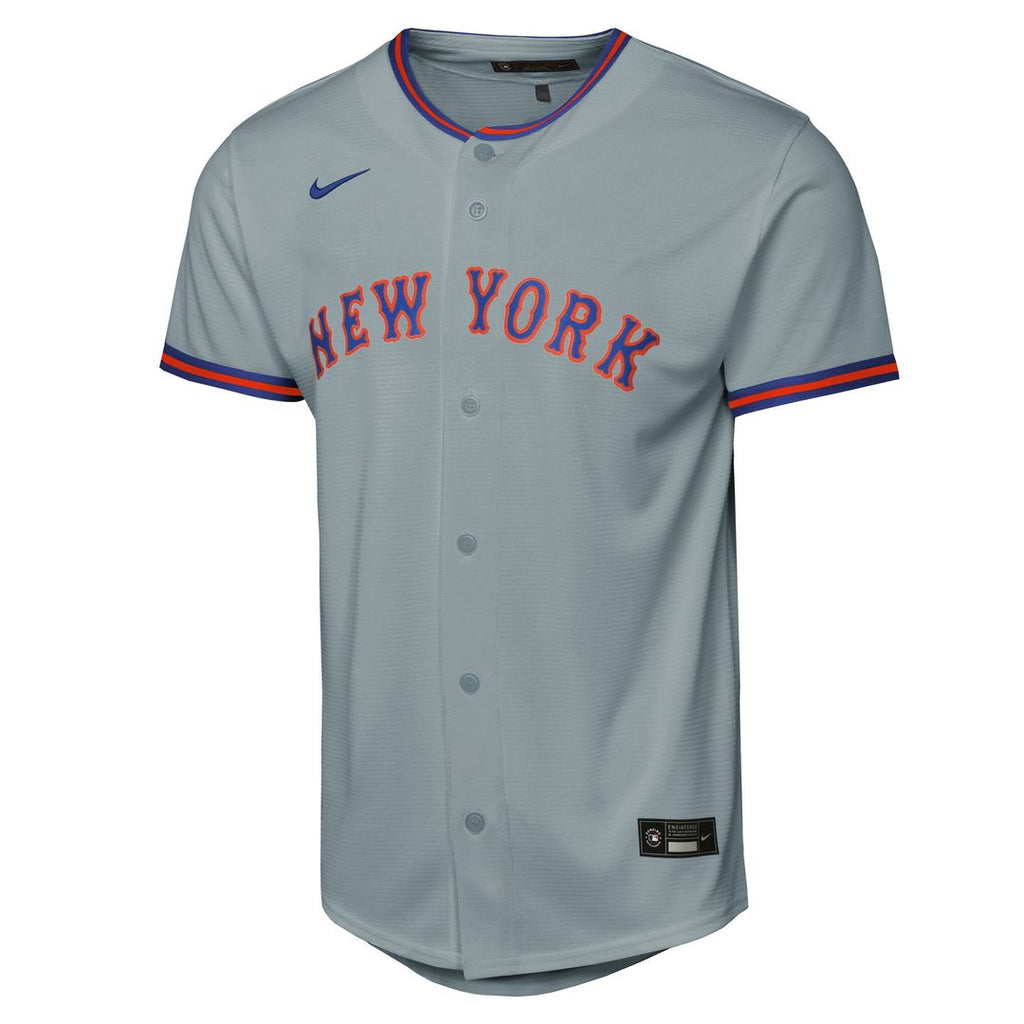 Juan Soto New York Mets Nike Youth Road Replica Jersey - Gray Official MLB Team Apparel Baseball Fan Gear