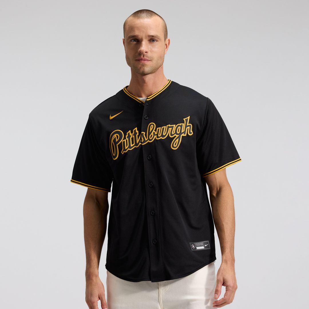 Pittsburgh Pirates Nike Alternate Replica Team Jersey - Black Official MLB Team Apparel Baseball Fan Gear