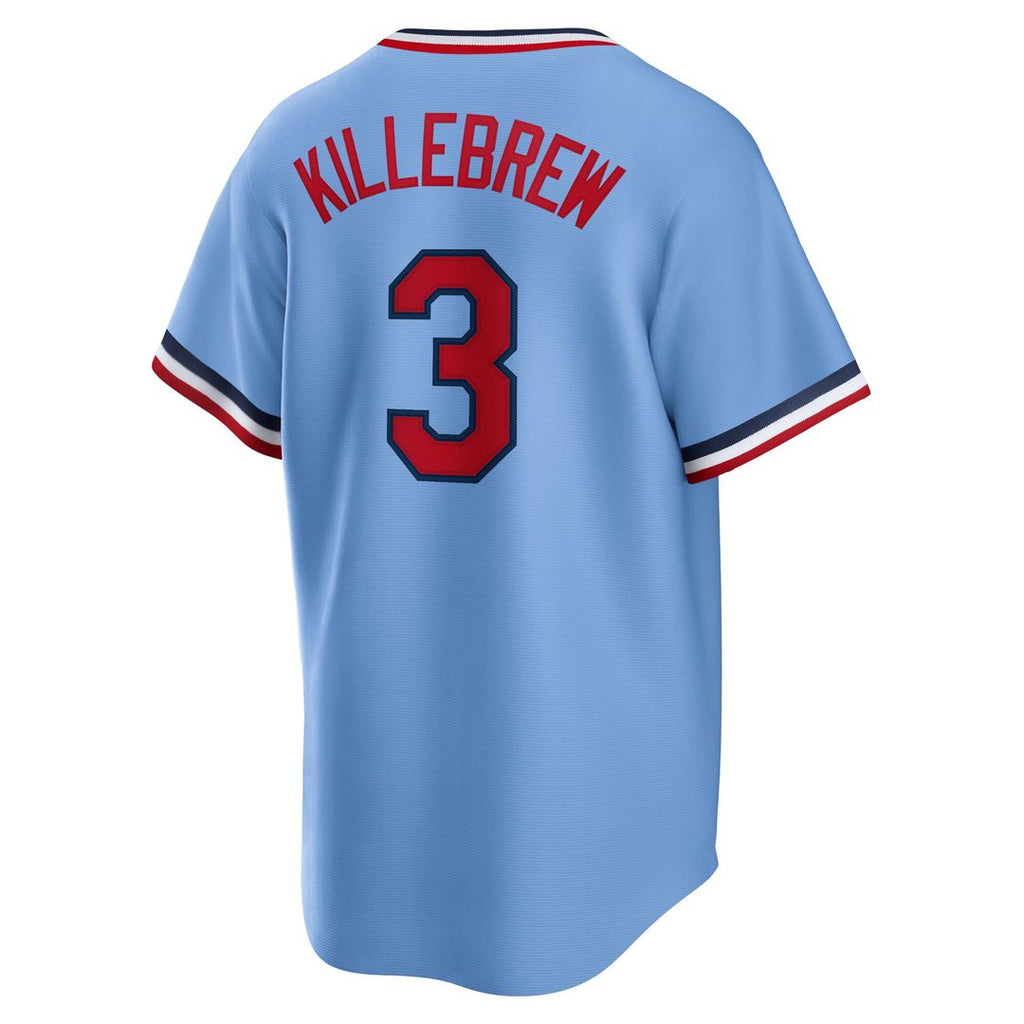 Harmon Killebrew Minnesota Twins Nike Road Cooperstown Collection Player Jersey - Light Blue Official MLB Team Apparel Baseball Fan Gear