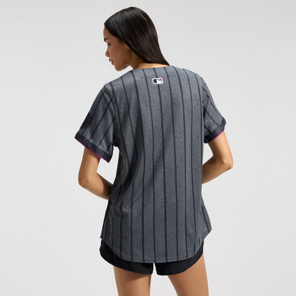 New York Mets Nike Women's City Connect Limited Jersey - Gray Official MLB Team Apparel Baseball Fan Gear