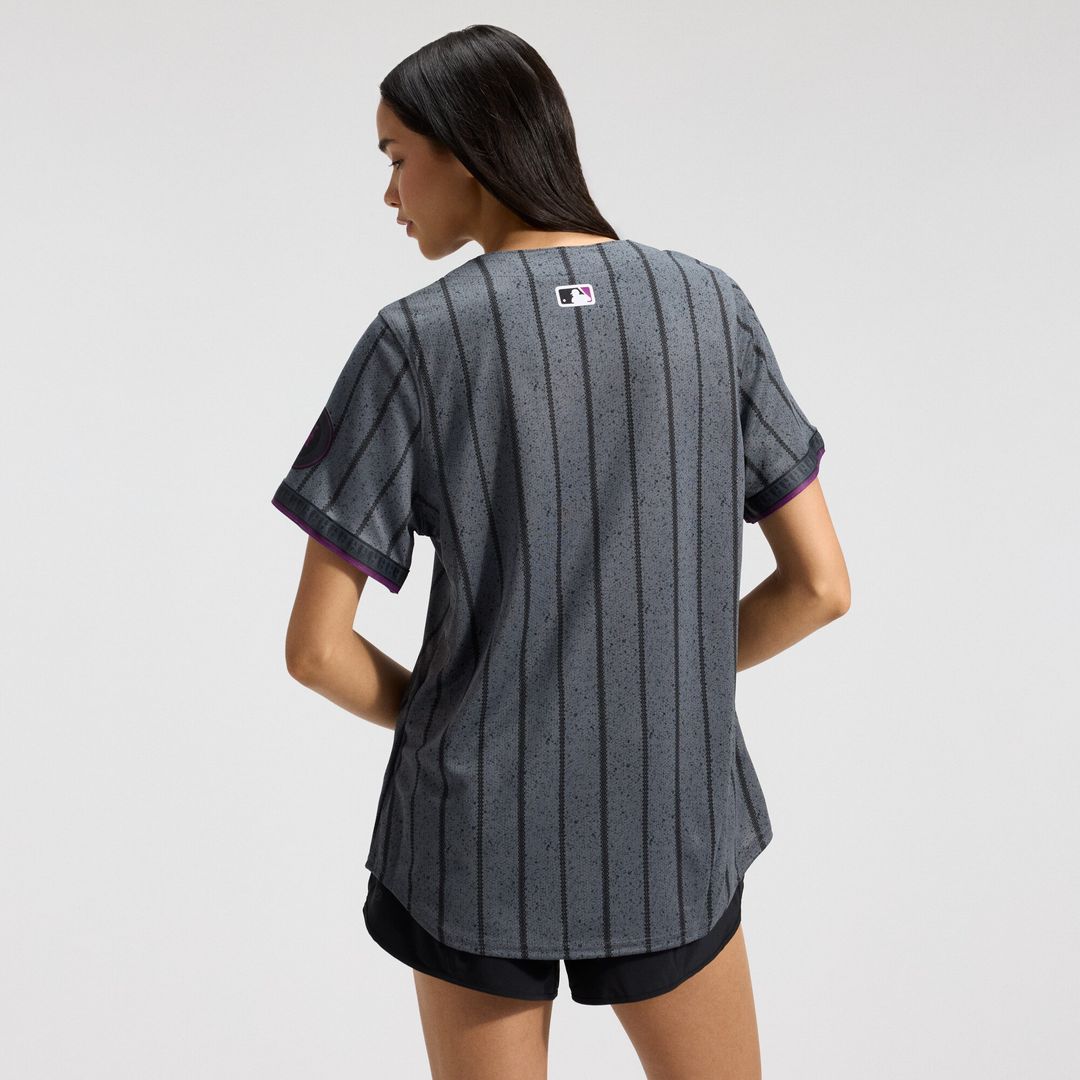 New York Mets Nike Women's City Connect Limited Jersey - Gray Official MLB Team Apparel Baseball Fan Gear