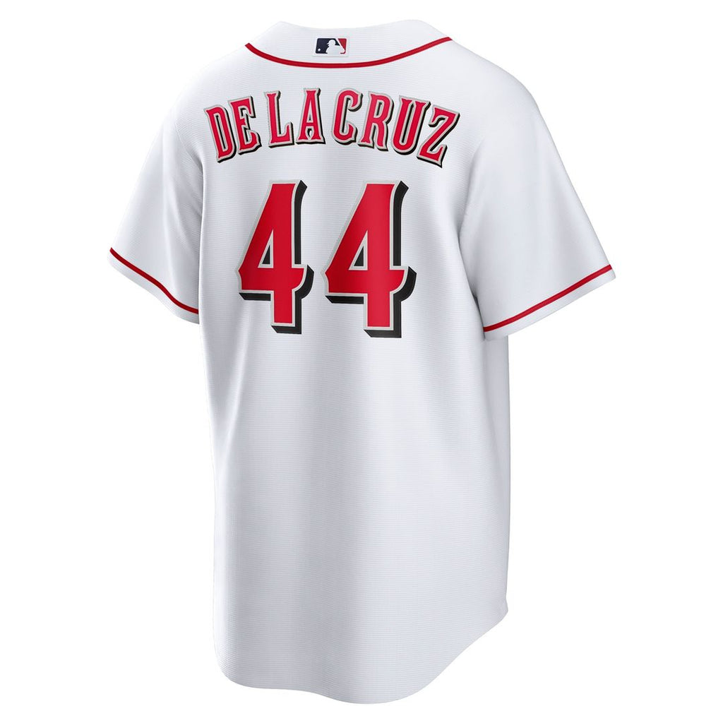 Elly De La Cruz Cincinnati Reds Nike Home Replica Jersey - White Official MLB Team Apparel Baseball Fan Gear