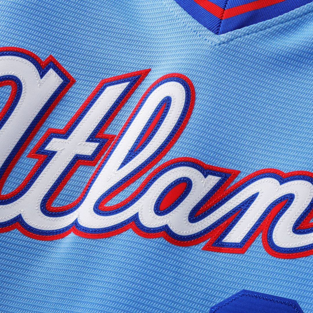 Ronald Acuña Jr. Atlanta Braves Nike 2026 City Connect Stadium Jersey - Powder Blue Official MLB Team Apparel Baseball Fan Gear