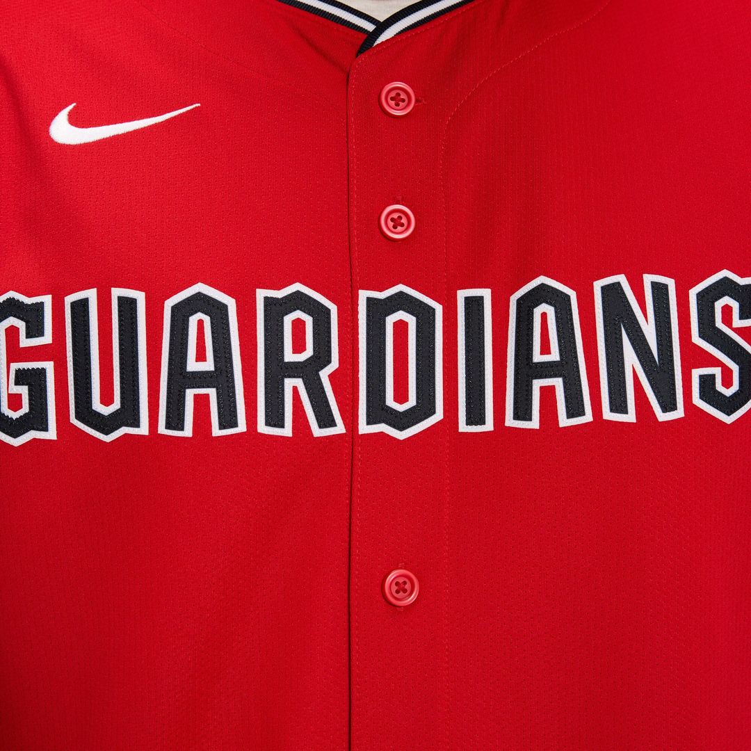 Cleveland Guardians Nike Alternate Limited Jersey - Red Official MLB Team Apparel Baseball Fan Gear