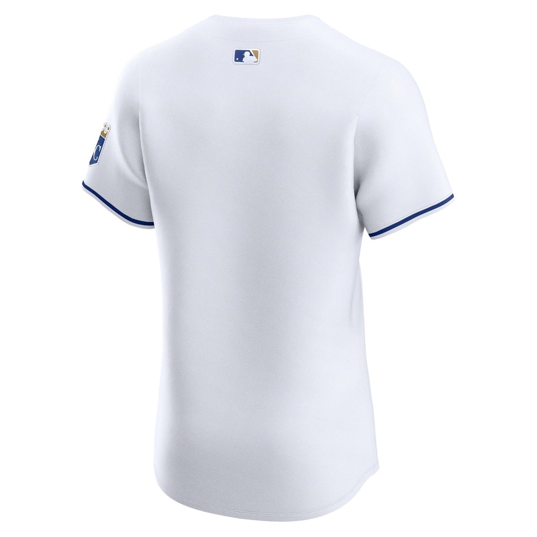 Kansas City Royals Nike Home Elite Jersey - White Official MLB Team Apparel Baseball Fan Gear
