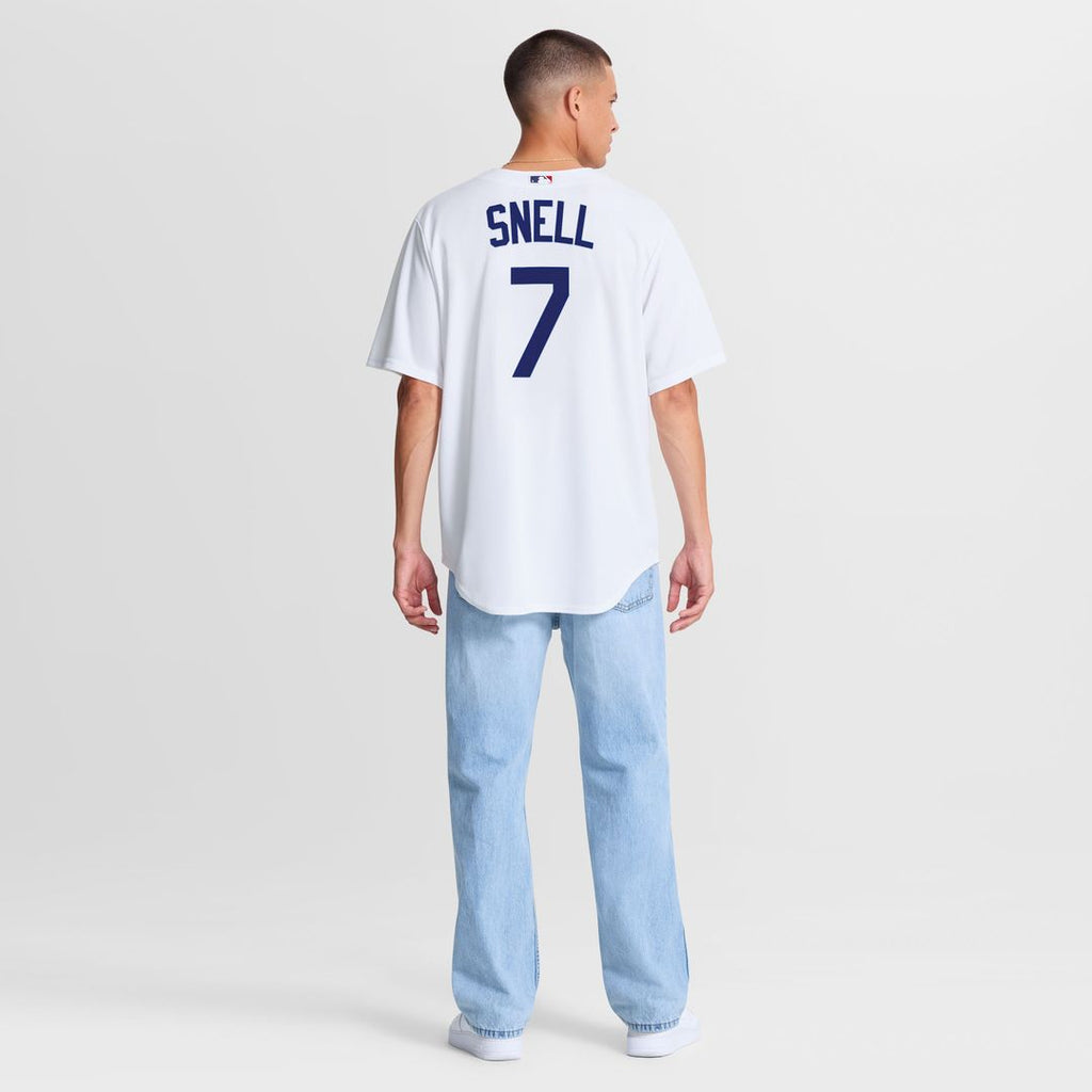 Blake Snell Los Angeles Dodgers Nike Home Replica Jersey - White Official MLB Team Apparel Baseball Fan Gear