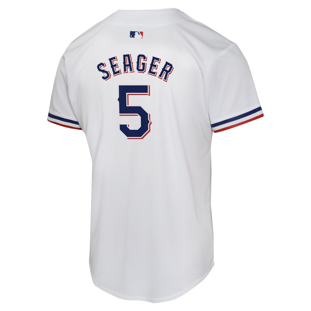 Corey Seager Texas Rangers Nike Youth Home Game Player Jersey - White Official MLB Team Apparel Baseball Fan Gear