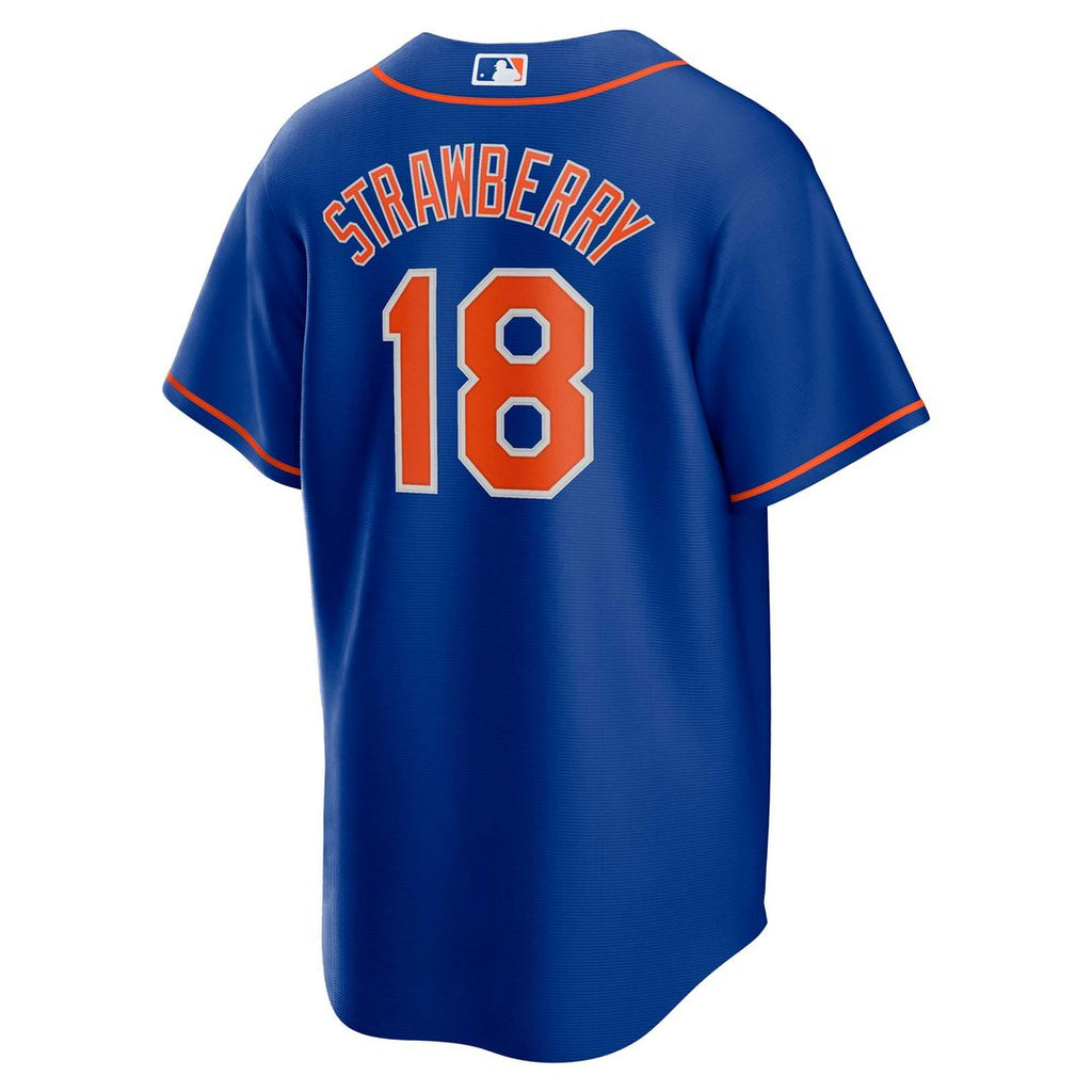 Darryl Strawberry New York Mets Nike Alternate Replica Player Jersey - Royal Official MLB Team Apparel Baseball Fan Gear