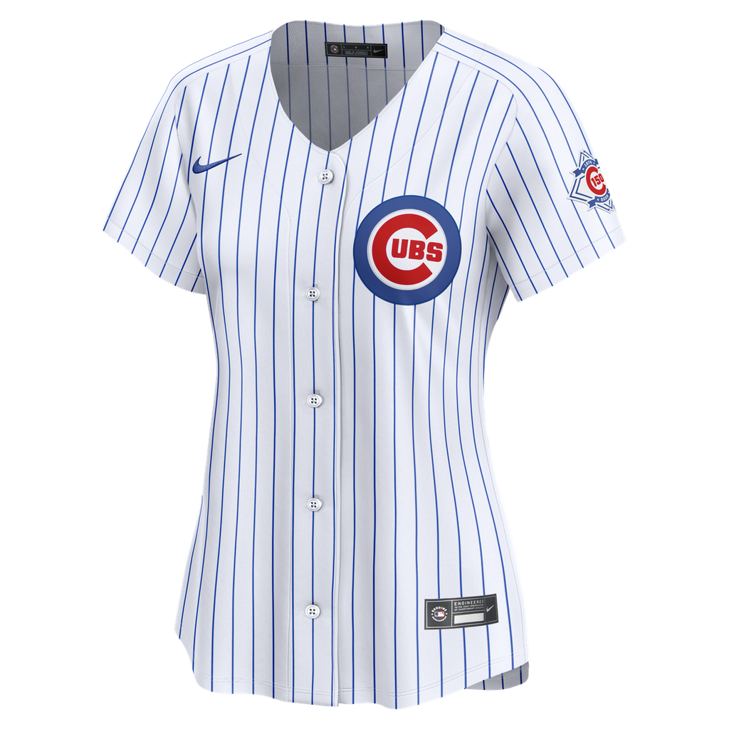 Pete Crow-Armstrong Chicago Cubs Nike Women's 150th Anniversary Limited Jersey - White Official MLB Team Apparel Baseball Fan Gear