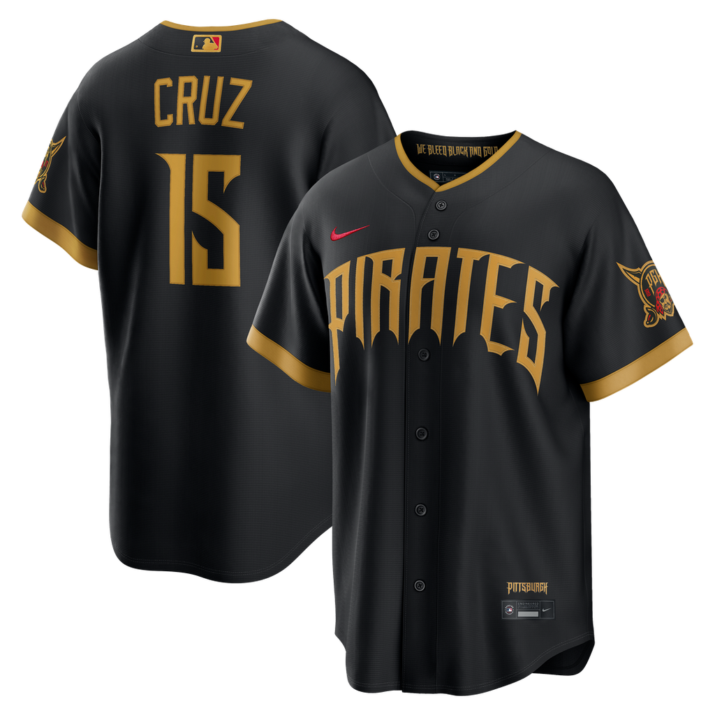 Oneil Cruz Pittsburgh Pirates Nike 2026 City Connect Stadium Jersey - Black Official MLB Team Apparel Baseball Fan Gear