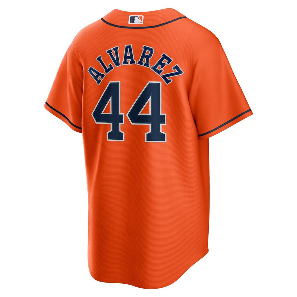 Yordan Álvarez Houston Astros Nike Alternate Replica Player Jersey - Orange Official MLB Team Apparel Baseball Fan Gear