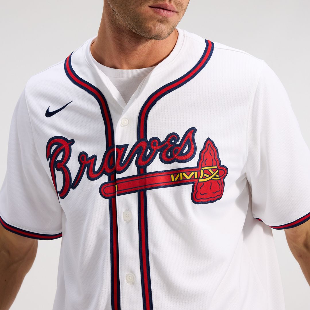 Atlanta Braves Nike Home Limited Jersey - White Official MLB Team Apparel Baseball Fan Gear