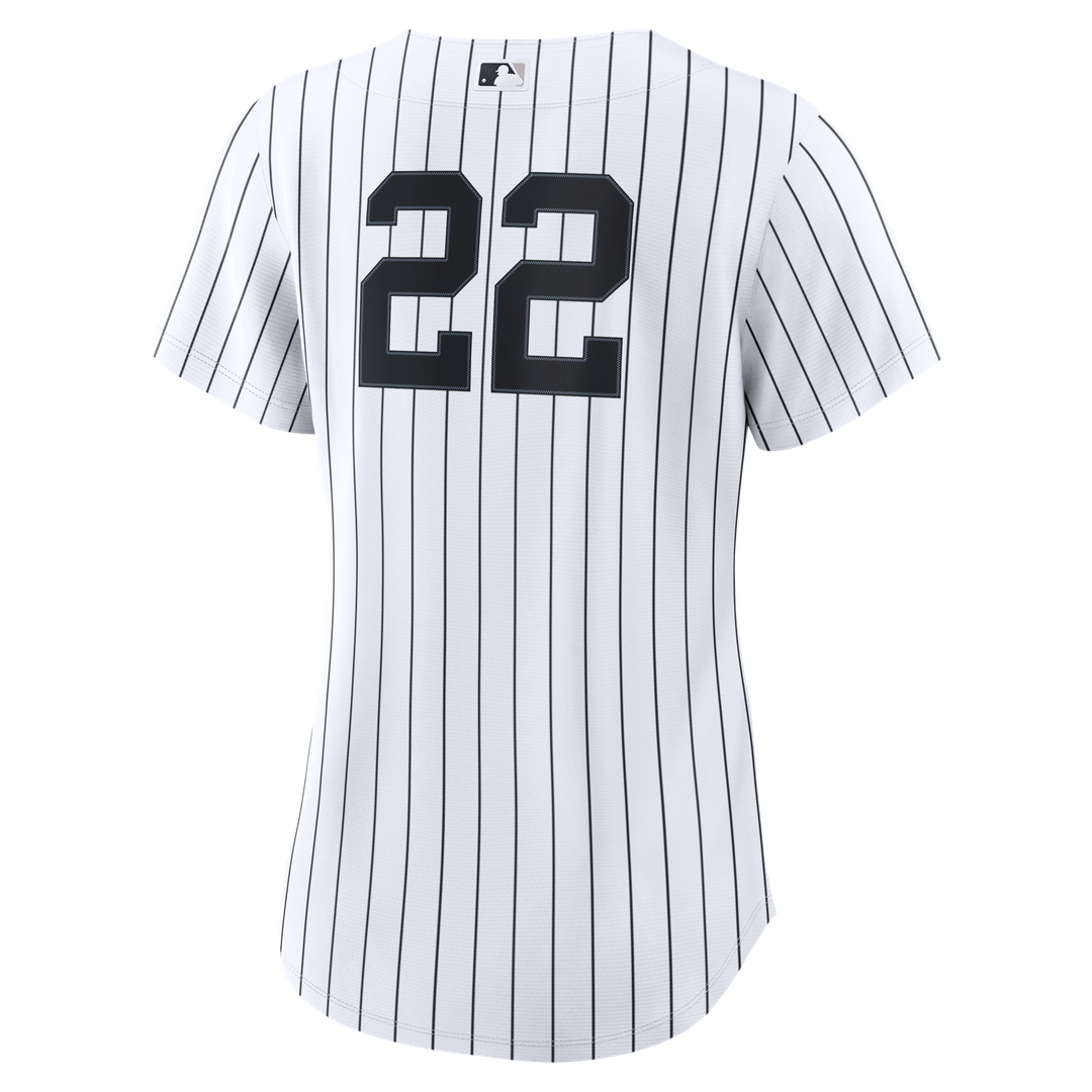 Ben Rice New York Yankees Nike Women's Home Replica Jersey - White Official MLB Team Apparel Baseball Fan Gear