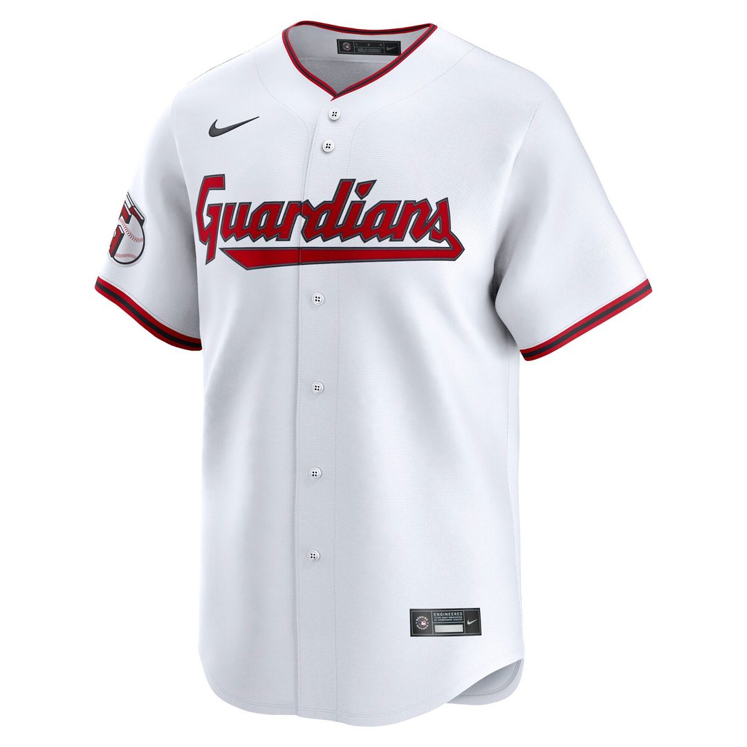 Bo Naylor Cleveland Guardians Nike Home Limited Player Jersey - White Official MLB Team Apparel Baseball Fan Gear