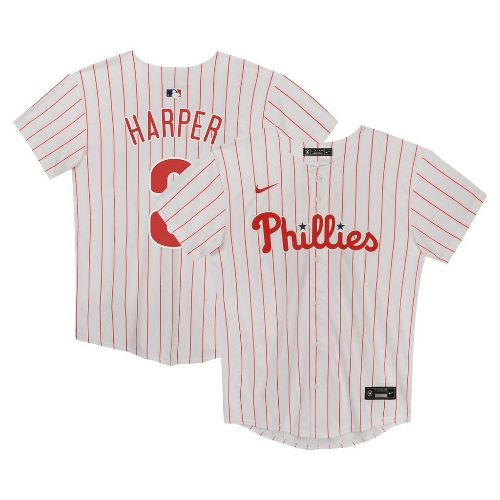 Bryce Harper Philadelphia Phillies Nike Preschool Home Game Jersey - White Official MLB Team Apparel Baseball Fan Gear