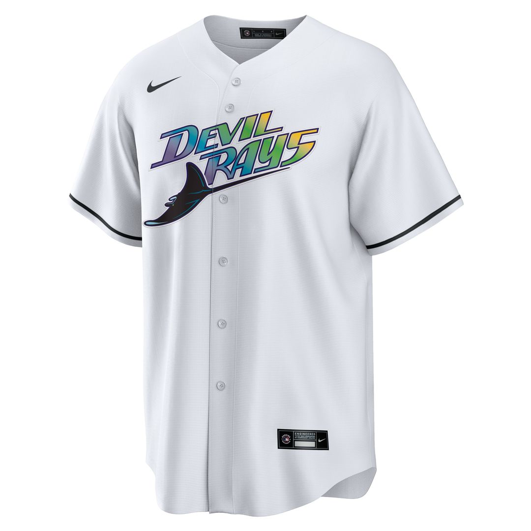 Tampa Bay Rays Nike Home Replica Team Jersey - White Official MLB Team Apparel Baseball Fan Gear