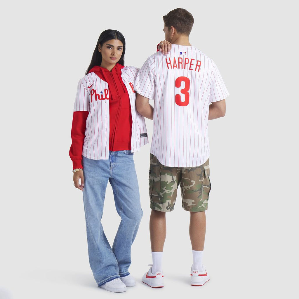 Bryce Harper Philadelphia Phillies Nike Women's Home Limited Player Jersey - White Official MLB Team Apparel Baseball Fan Gear