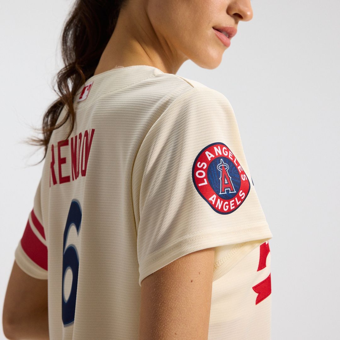 Anthony Rendon Los Angeles Angels Nike Women's City Connect Replica Player Jersey - Cream Official MLB Team Apparel Baseball Fan Gear