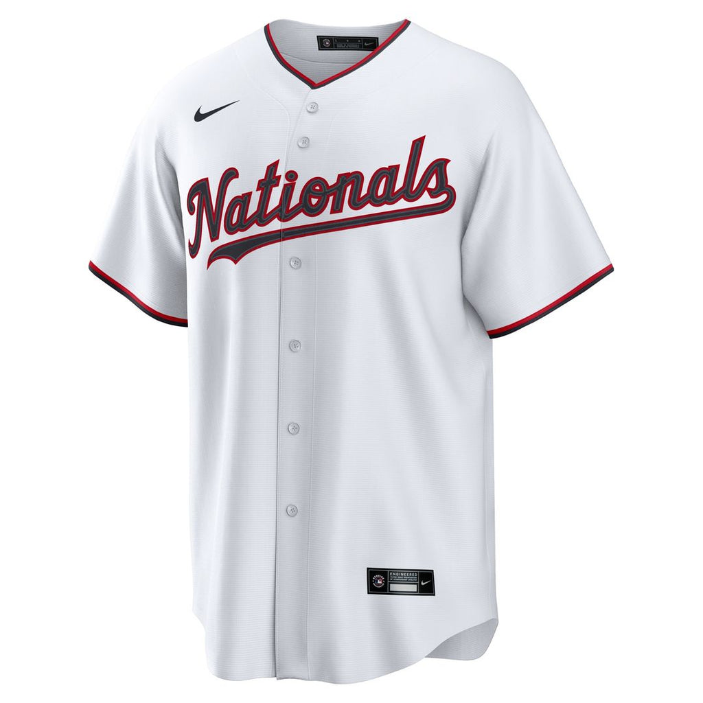 Washington Nationals Nike Home Replica Jersey - White Official MLB Team Apparel Baseball Fan Gear
