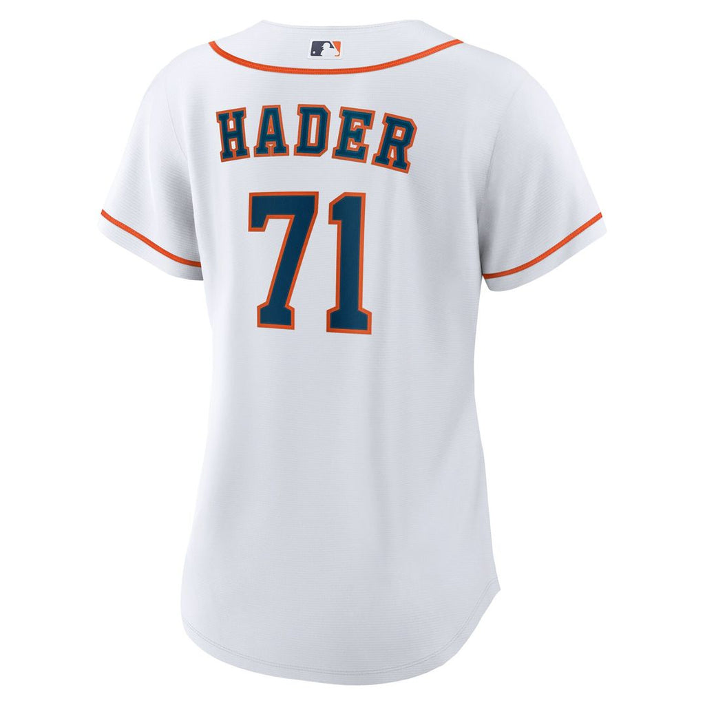 Josh Hader Houston Astros Nike Women's Home Replica Jersey - White Official MLB Team Apparel Baseball Fan Gear