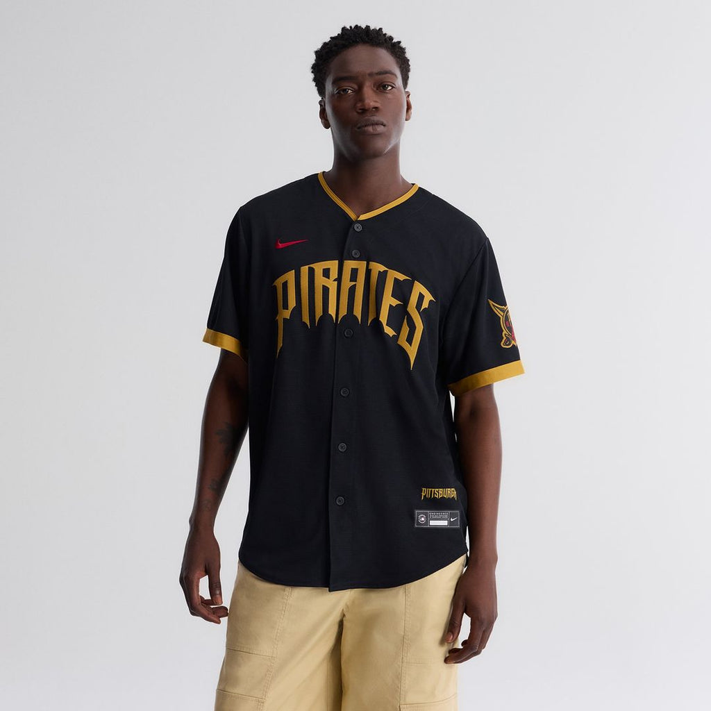 Oneil Cruz Pittsburgh Pirates Nike 2026 City Connect Stadium Jersey - Black Official MLB Team Apparel Baseball Fan Gear
