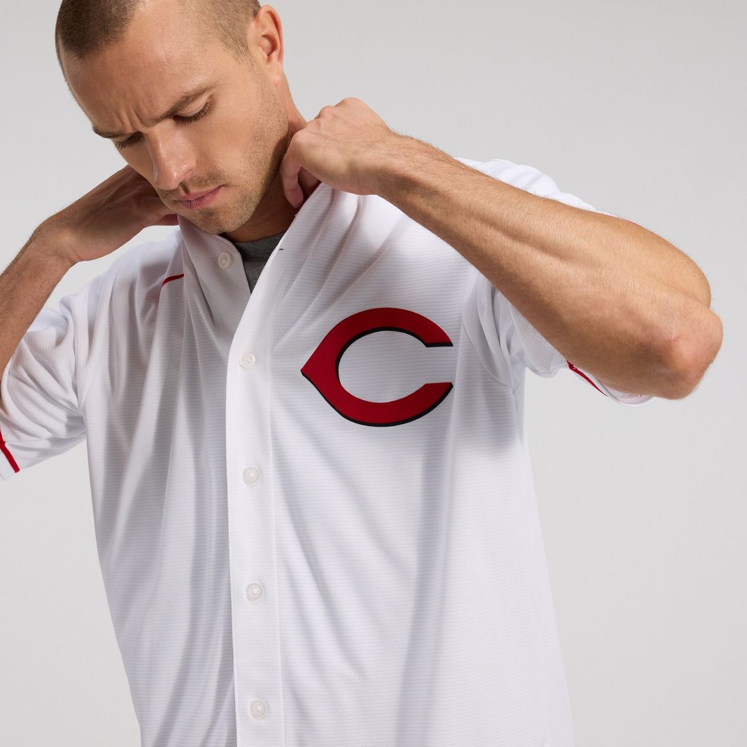 Elly De La Cruz Cincinnati Reds Nike Alternate 2 Replica Jersey - White Official MLB Team Apparel Baseball Fan Gear