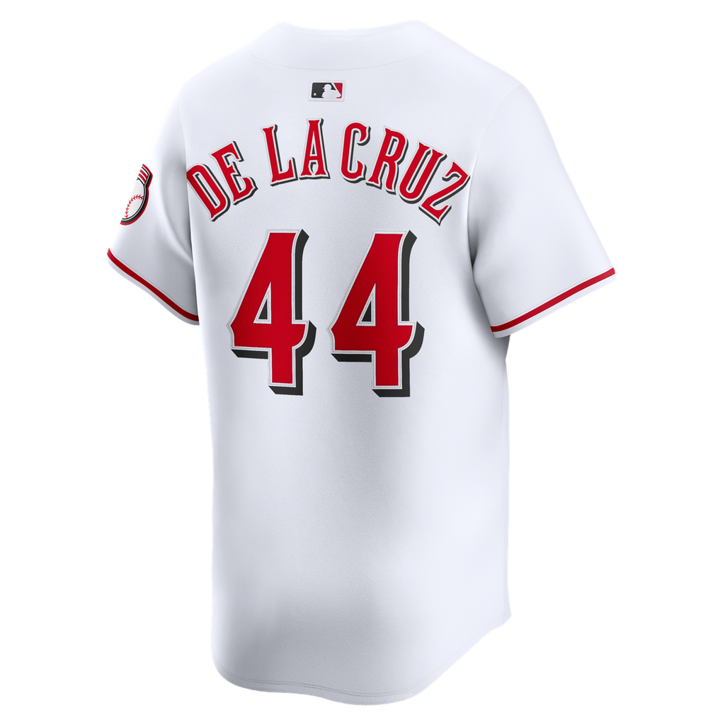 Elly De La Cruz Cincinnati Reds Nike Alternate 2 Limited Player Jersey - White Official MLB Team Apparel Baseball Fan Gear