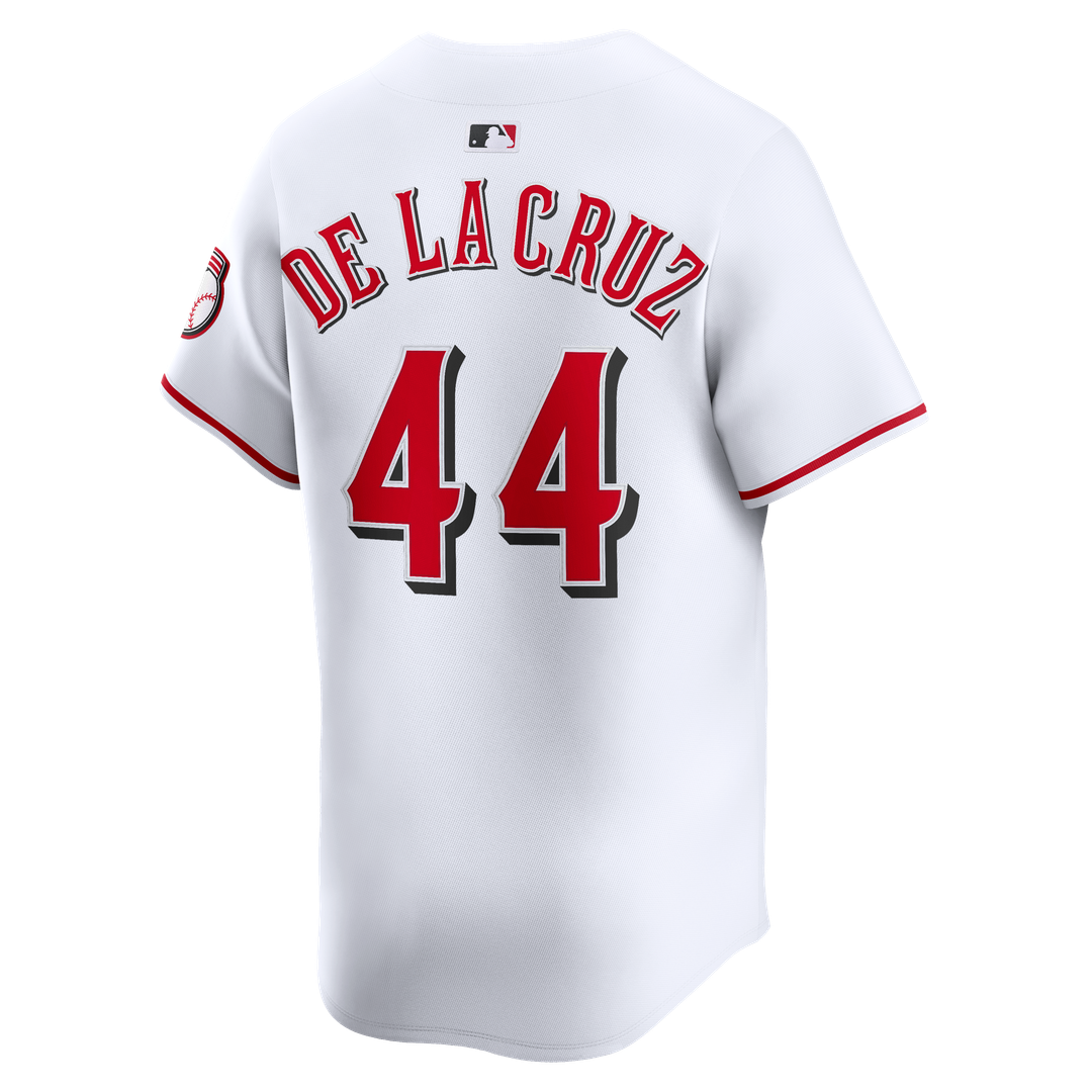 Elly De La Cruz Cincinnati Reds Nike Alternate 2 Limited Player Jersey - White Official MLB Team Apparel Baseball Fan Gear