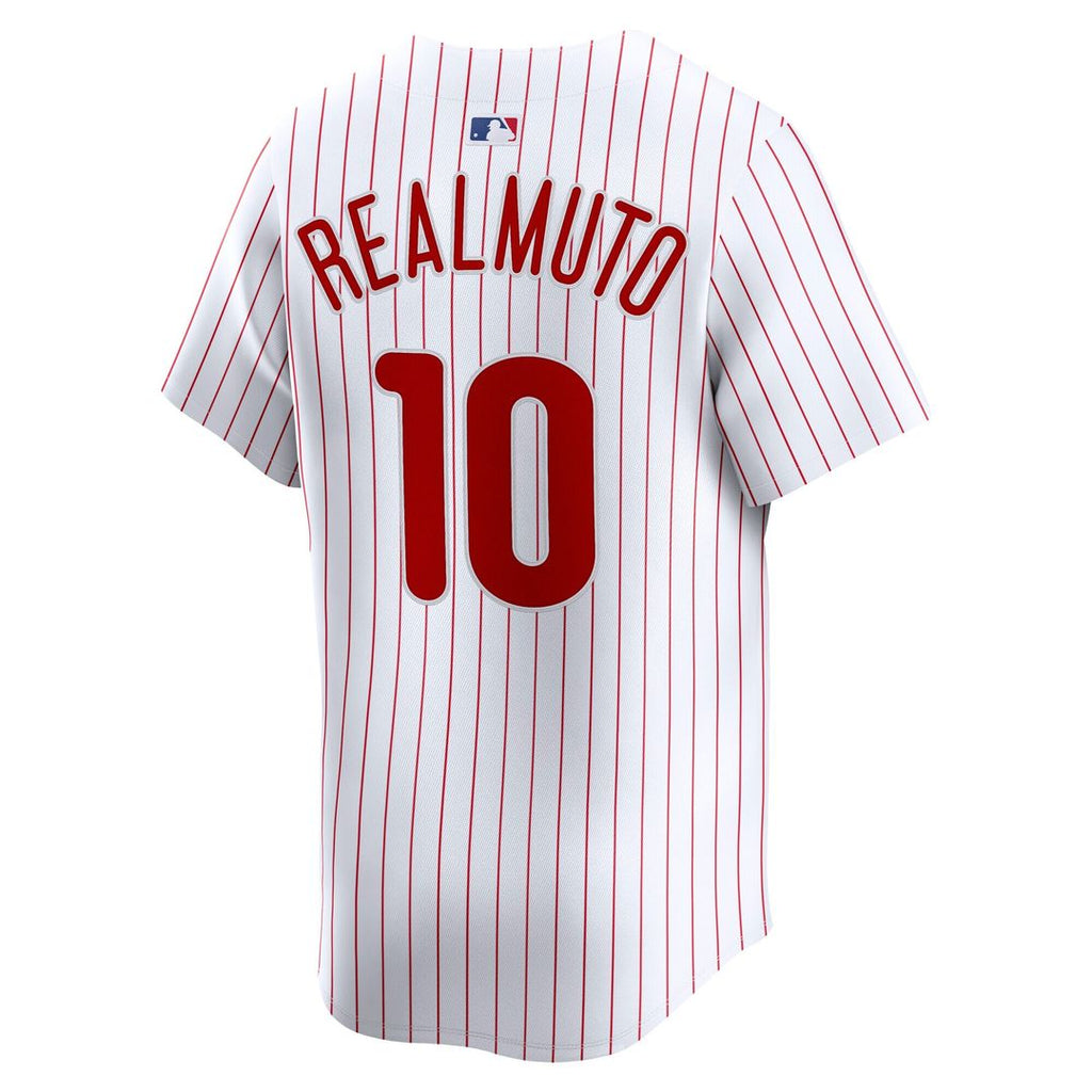 J.T. Realmuto Philadelphia Phillies Nike Home Limited Player Jersey - White Official MLB Team Apparel Baseball Fan Gear