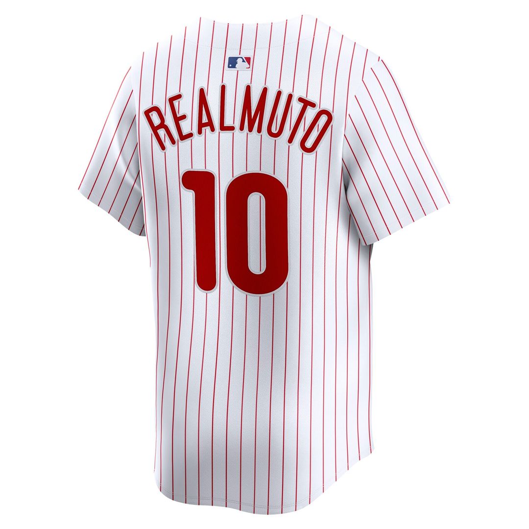 J.T. Realmuto Philadelphia Phillies Nike Home Limited Player Jersey - White Official MLB Team Apparel Baseball Fan Gear