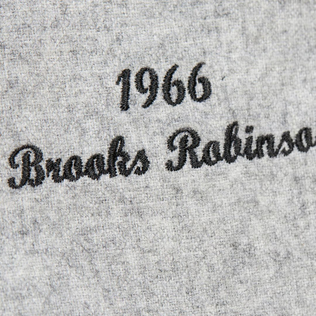 Brooks Robinson Baltimore Orioles Mitchell & Ness Cooperstown Collection 1966 Authentic Jersey - Gray Official MLB Team Apparel Baseball Fan Gear