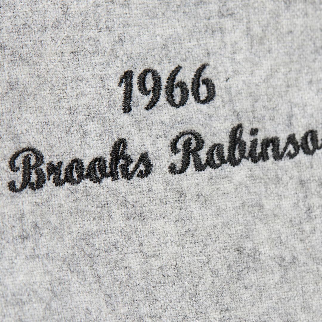 Brooks Robinson Baltimore Orioles Mitchell & Ness Cooperstown Collection 1966 Authentic Jersey - Gray Official MLB Team Apparel Baseball Fan Gear