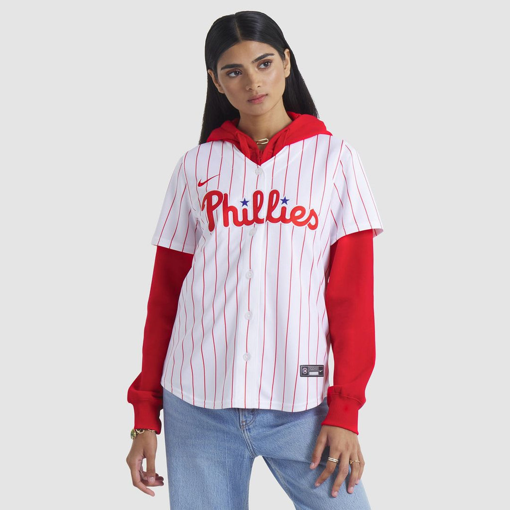 Bryce Harper Philadelphia Phillies Nike Women's Home Limited Player Jersey - White Official MLB Team Apparel Baseball Fan Gear