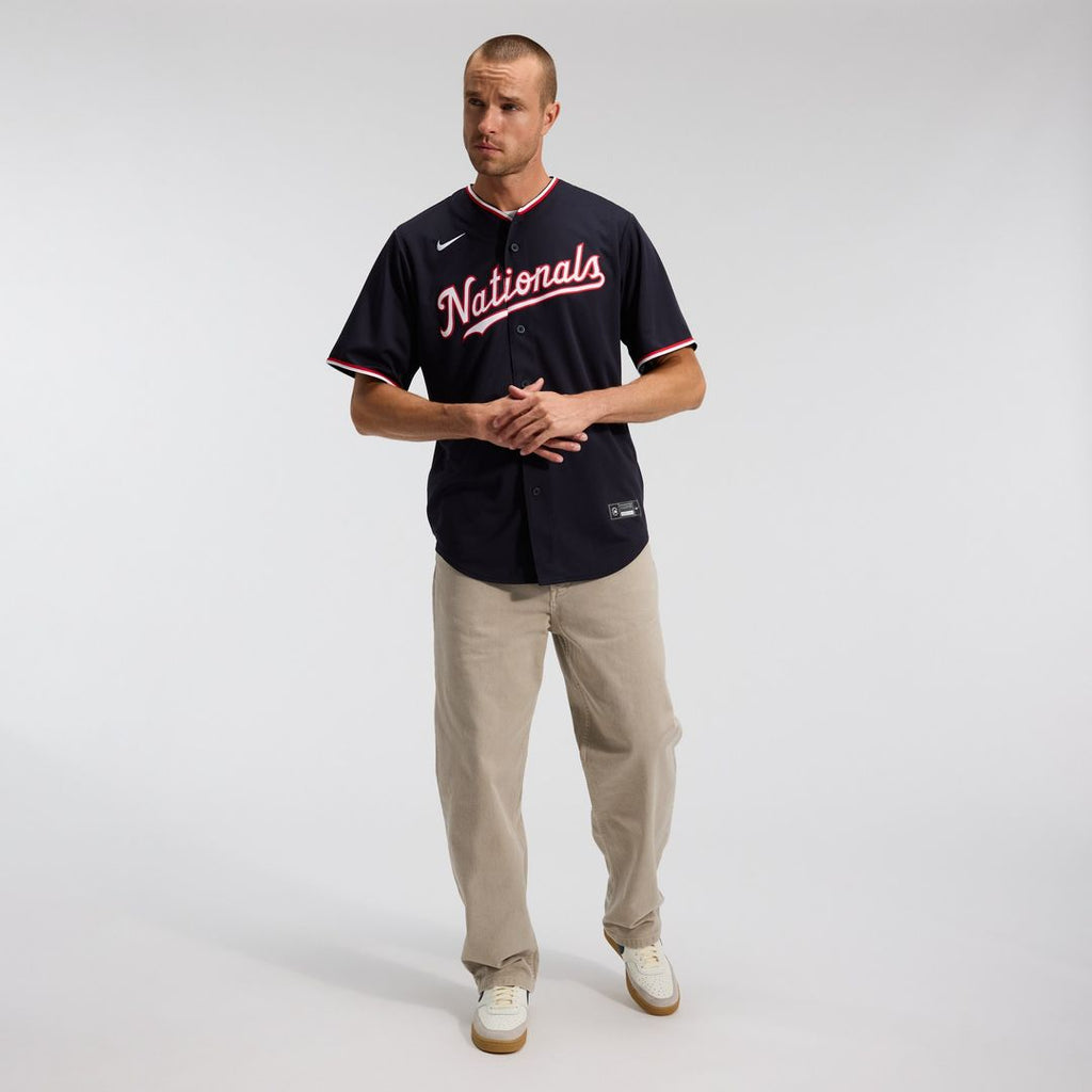 Dylan Crews Washington Nationals Nike Alternate Replica Jersey - Navy Official MLB Team Apparel Baseball Fan Gear