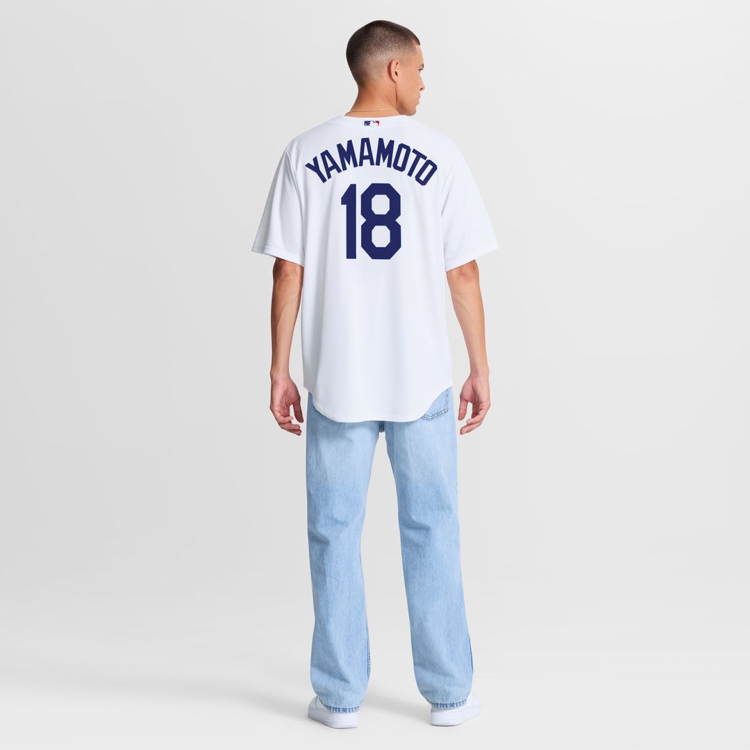 Yoshinobu Yamamoto Los Angeles Dodgers Nike Home Replica Jersey - White Official MLB Team Apparel Baseball Fan Gear