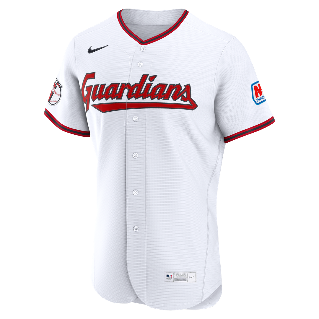 Cleveland Guardians Nike Alternate Authentic Sponsor Patch Jersey - Navy Official MLB Team Apparel Baseball Fan Gear