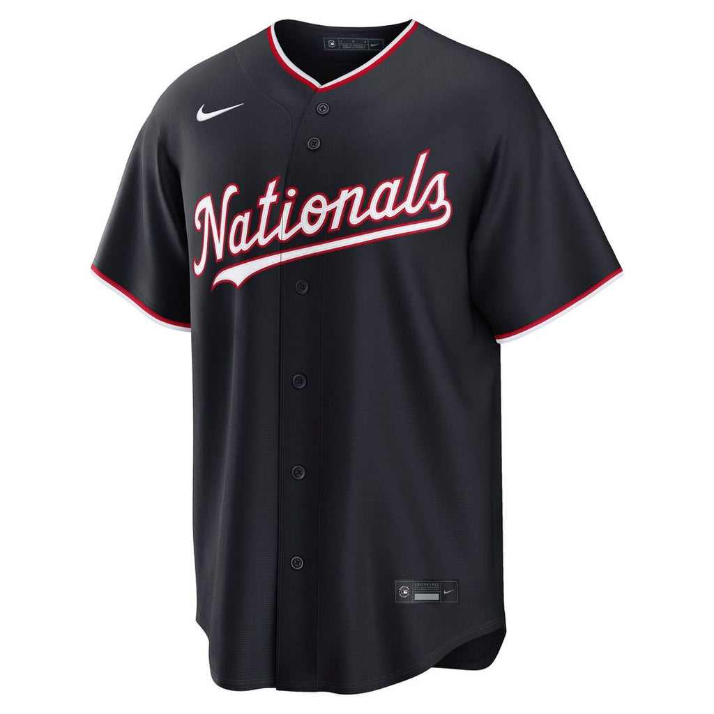James Wood Washington Nationals Nike Alternate Replica Jersey - Navy Official MLB Team Apparel Baseball Fan Gear