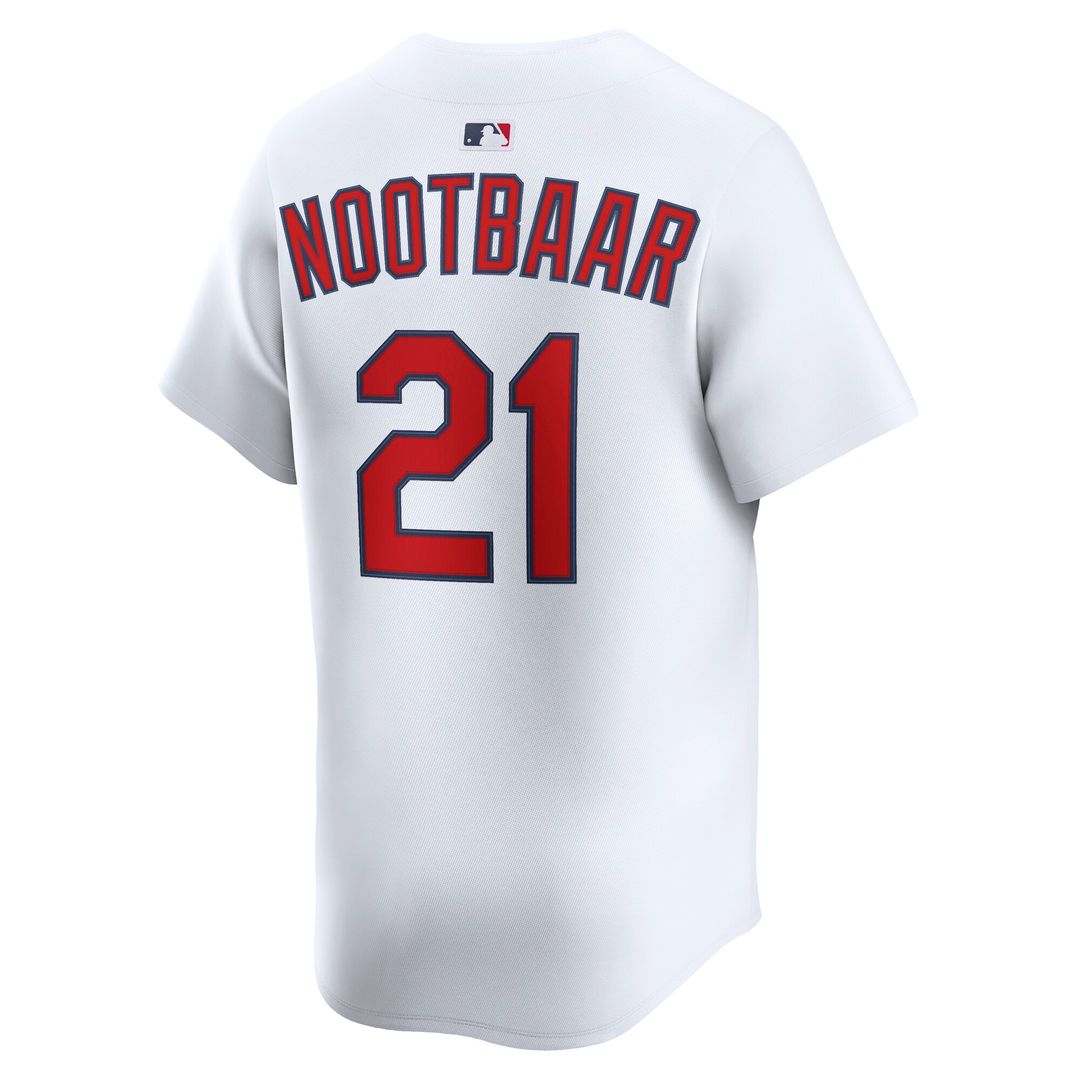 Lars Nootbaar St. Louis Cardinals Nike Home Limited Player Jersey - White Official MLB Team Apparel Baseball Fan Gear